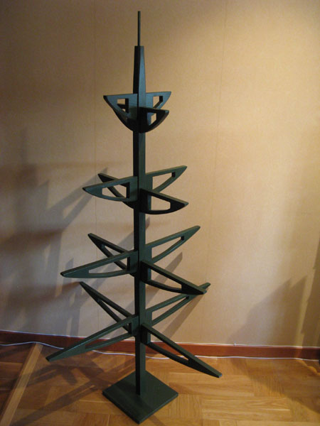 1 wooden xmas tree